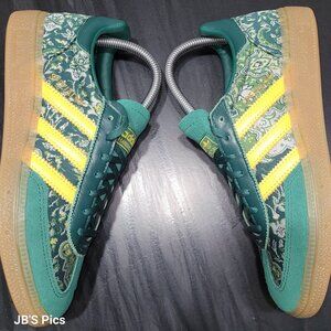 Adidas Spezial OG Originals Handball Floral Green Yellow Women’s Sneakers ID1430